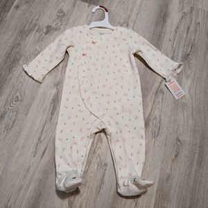 6mo baby girl footie sleep and play